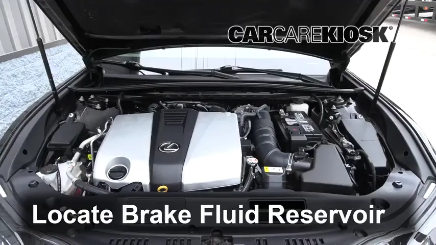 2019 Lexus ES350 F Sport 3.5L V6 Brake Fluid Add Fluid